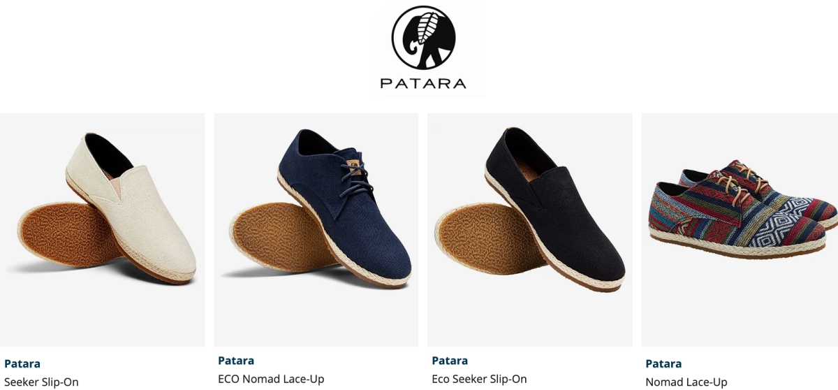 Patara men's vegan shoes