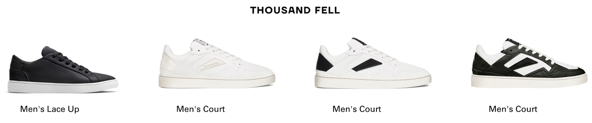 Thousand Fell men's vegan sneakers