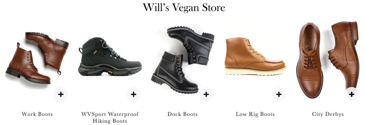 Will's Vegan Store men's vegan shoes