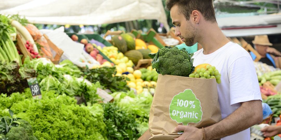 sustainable lifestyle buy organic produce