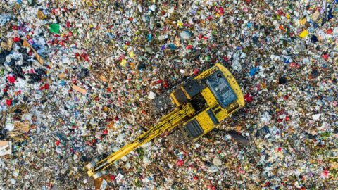 landfill, plastic waste, food waste, e-waste